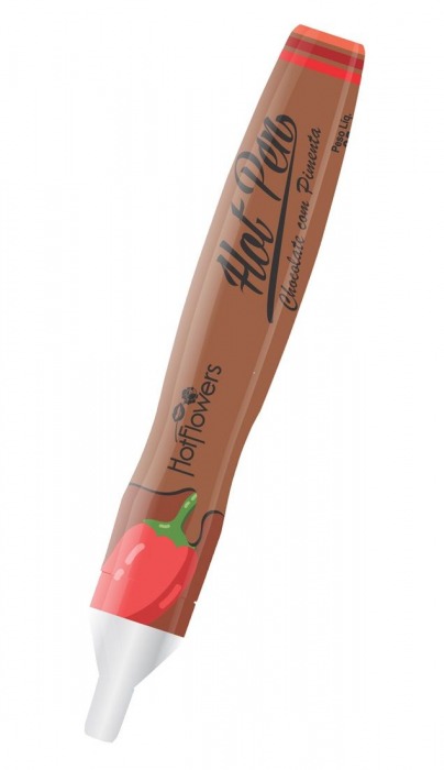 Ручка для рисования на теле Hot Pen со вкусом шоколада и острого перца - HotFlowers - купить с доставкой в Екатеринбурге