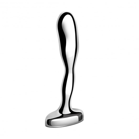 Стальной стимулятор простаты Stainless Steel Prostate Plug - 11,5 см. - b-Vibe - в Екатеринбурге купить с доставкой