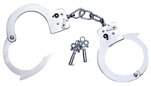 Металлические наручники со связкой ключей - Orion - купить с доставкой в Екатеринбурге