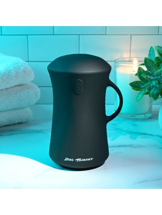 Черный вибромастурбатор с гироскопом Gyro Stroke - Zero Tolerance - в Екатеринбурге купить с доставкой