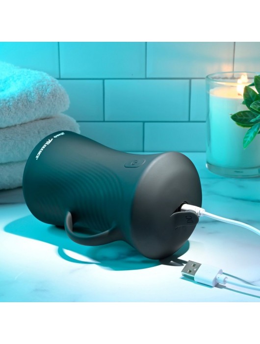 Черный вибромастурбатор с гироскопом Gyro Stroke - Zero Tolerance - в Екатеринбурге купить с доставкой