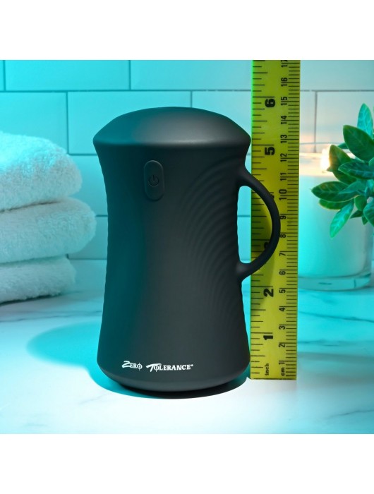 Черный вибромастурбатор с гироскопом Gyro Stroke - Zero Tolerance - в Екатеринбурге купить с доставкой