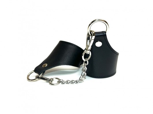Черные гладкие кожаные наручники Black Phoenix - БДСМ Арсенал - купить с доставкой в Екатеринбурге