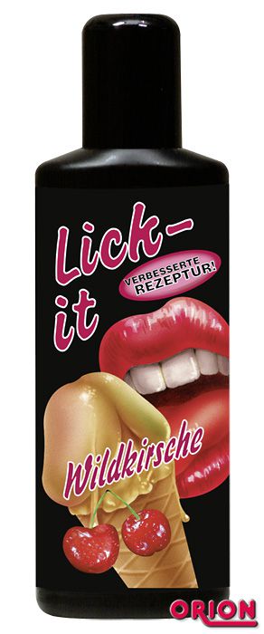 Съедобная смазка Lick It со вкусом вишни - 100 мл. - Orion - купить с доставкой в Екатеринбурге