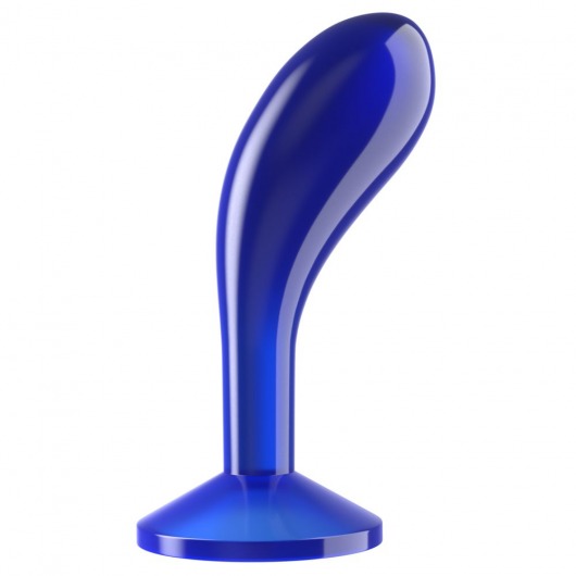 Синяя анальная втулка Flawless Clear Prostate Plug 6.0 - 15 см. - Lovetoy - в Екатеринбурге купить с доставкой