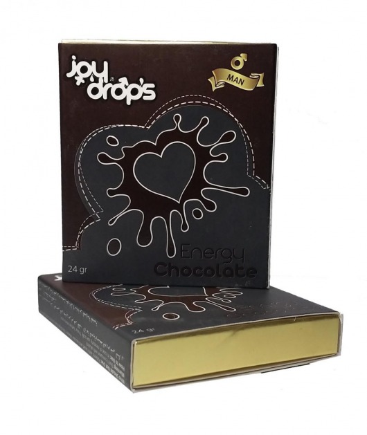 Возбуждающий шоколад для мужчин JoyDrops - 24 гр. - JoyDrops - купить с доставкой в Екатеринбурге
