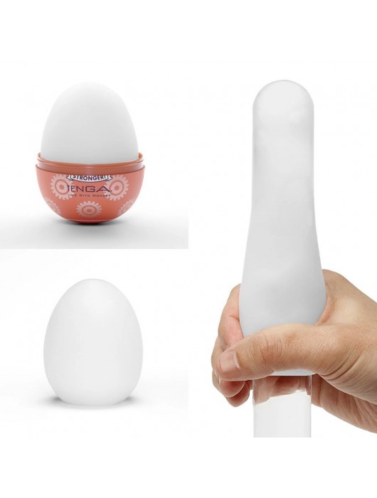 Мастурбатор-яйцо Tenga Egg Gear - Tenga - в Екатеринбурге купить с доставкой