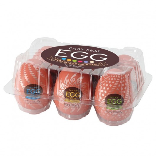 Набор из 6 мастурбаторов-яиц Tenga Egg Variety Pack V - Tenga - в Екатеринбурге купить с доставкой