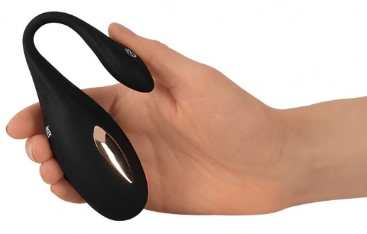 Черное виброяйцо RC Vibrating E-Stim Love Ball с электростимуляцией - Orion - купить с доставкой в Екатеринбурге
