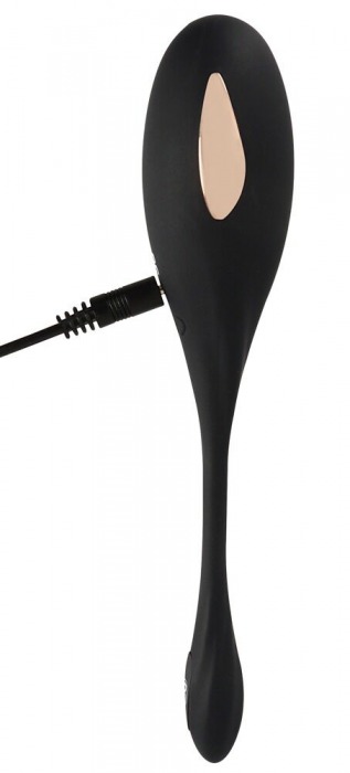 Черное виброяйцо RC Vibrating E-Stim Love Ball с электростимуляцией - Orion - купить с доставкой в Екатеринбурге