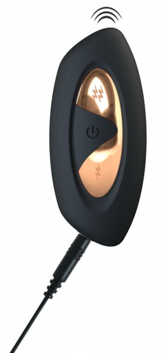 Черное виброяйцо RC Vibrating E-Stim Love Ball с электростимуляцией - Orion - купить с доставкой в Екатеринбурге
