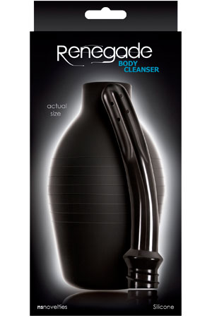 Черный анальный душ Renegade Body Cleanser - NS Novelties - купить с доставкой в Екатеринбурге