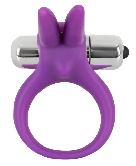 Фиолетовое эрекционное кольцо с вибрацией Smile Rabbit - Orion - в Екатеринбурге купить с доставкой