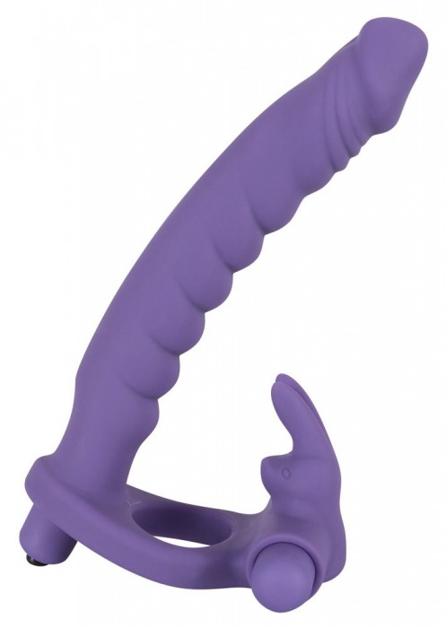 Фиолетовая насадка на пенис для анальной стимуляции партнёрши - Orion - в Екатеринбурге купить с доставкой