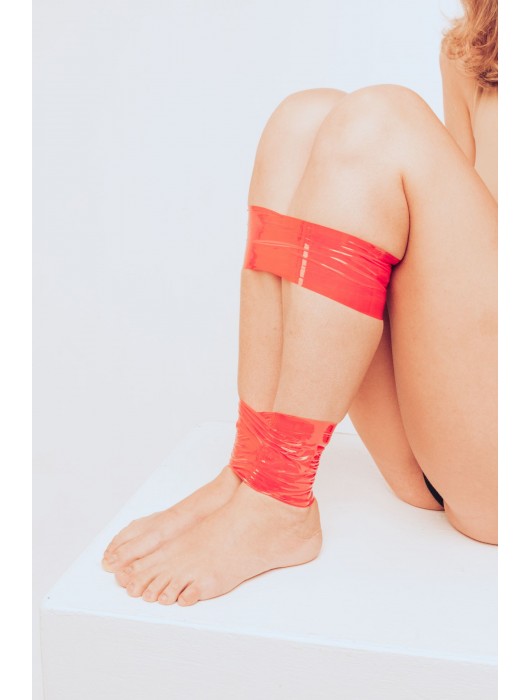 Красная бондажная лента Endorphin - Lola Games - купить с доставкой в Екатеринбурге