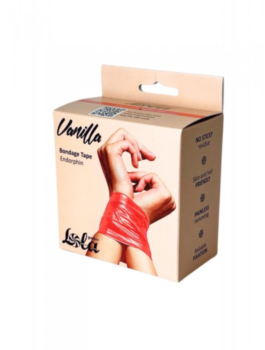 Красная бондажная лента Endorphin - Lola Games - купить с доставкой в Екатеринбурге