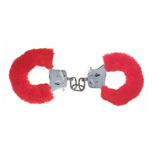 Красные игровые наручники - Toy Joy - купить с доставкой в Екатеринбурге