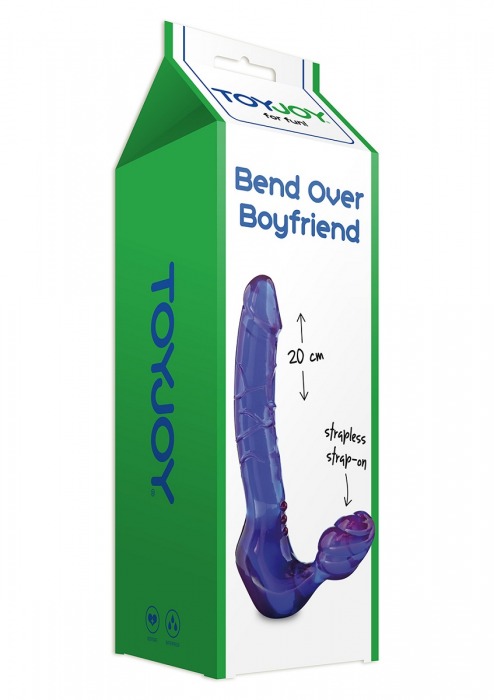 Безремневой вагинальный страпон Bend Over Boyfriend - Toy Joy - купить с доставкой в Екатеринбурге
