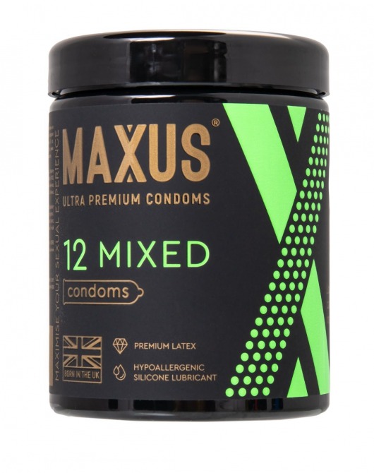 Презервативы MAXUS Mixed - 12 шт. - Maxus - купить с доставкой в Екатеринбурге