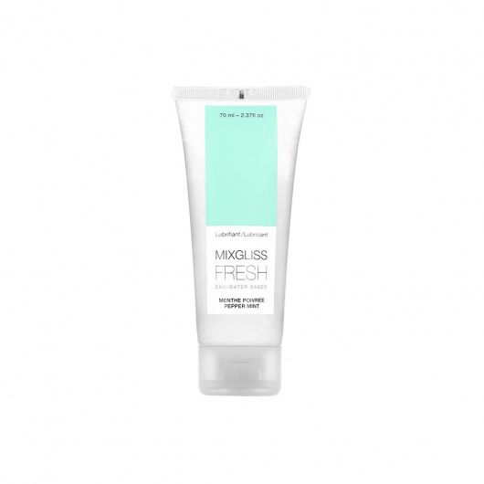 Лубрикант с охлаждающим эффектом Mixgliss Fresh Pepper Mint - 70 мл. - Strap-on-me - купить с доставкой в Екатеринбурге