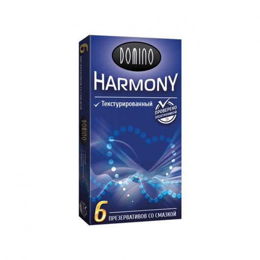 Текстурированные презервативы Domino Harmony - 6 шт. - Domino - купить с доставкой в Екатеринбурге