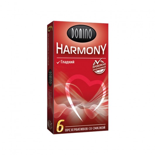 Гладкие презервативы Domino Harmony - 6 шт. - Domino - купить с доставкой в Екатеринбурге