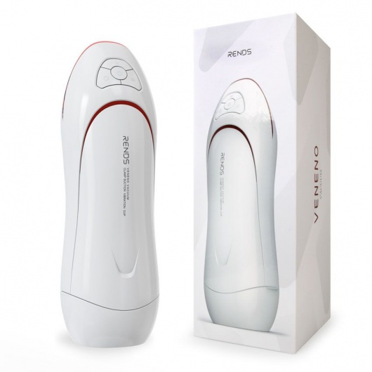 Белый вибромастурбатор со сжатием и голосовым сопровождением - Rends - в Екатеринбурге купить с доставкой