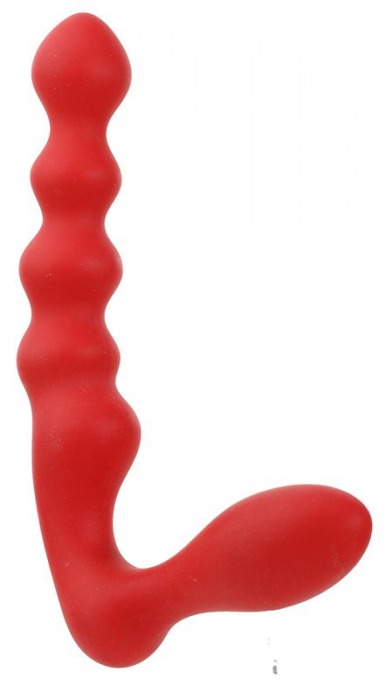 Красный силиконовый стимулятор PURRFECT SILICONE - 19 см. - Dream Toys