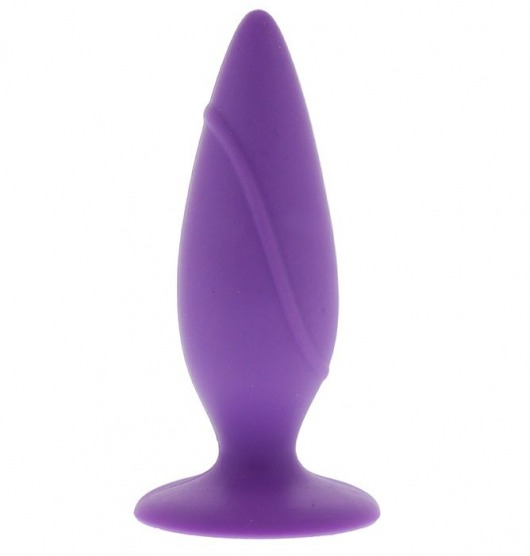 Фиолетовая анальная пробка MOJO SPADES SMALL BUTT PLUG - 10 см. - Seven Creations