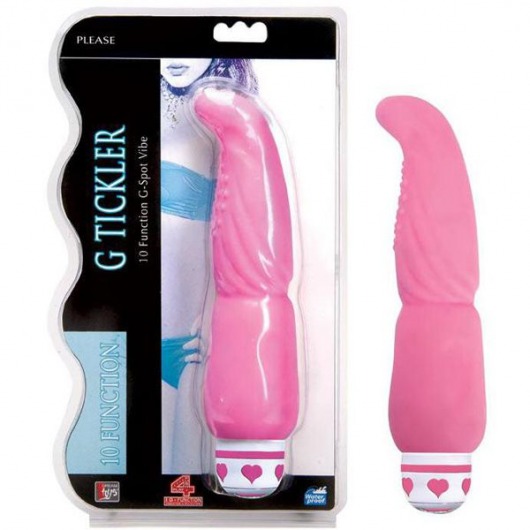 Розовый G-вибростимулятор G Tickler - 21,6 см. - Dream Toys