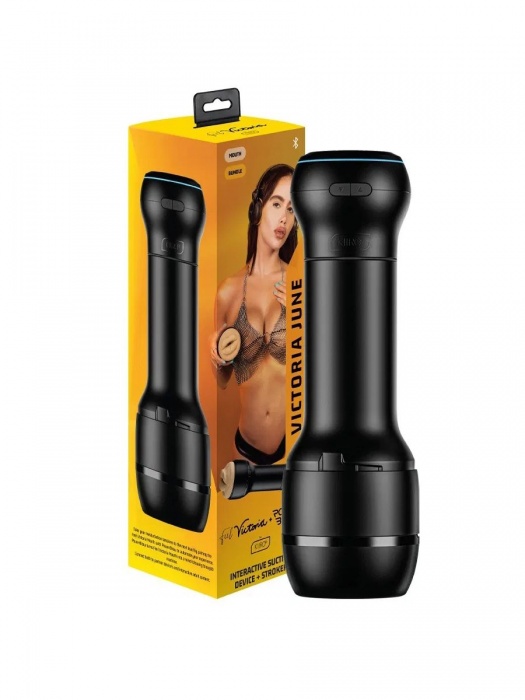 Мастурбатор-ротик с интерактивной насадкой PowerBlow   FeelVictoria Mouth - Kiiroo - в Екатеринбурге купить с доставкой