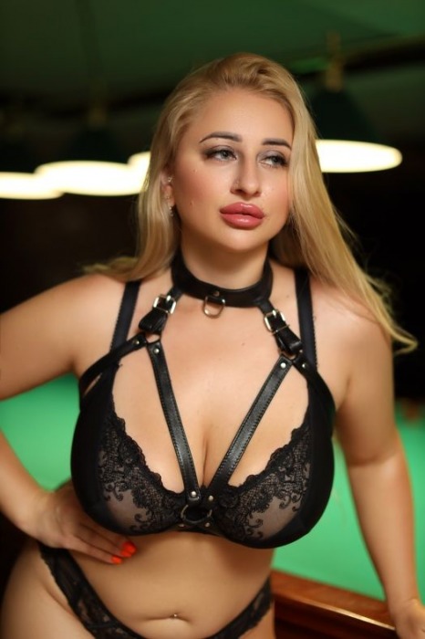 Черная кожаная сбруя с ошейником plus size из нежной кожи - БДСМ Арсенал - купить с доставкой в Екатеринбурге