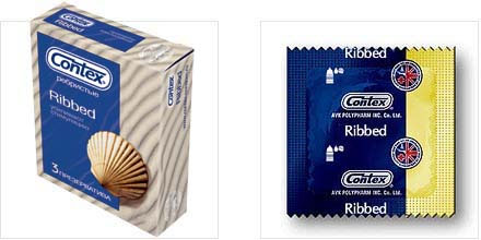 Презервативы с рёбрышками CONTEX Ribbed - 3 шт. - Contex - купить с доставкой в Екатеринбурге