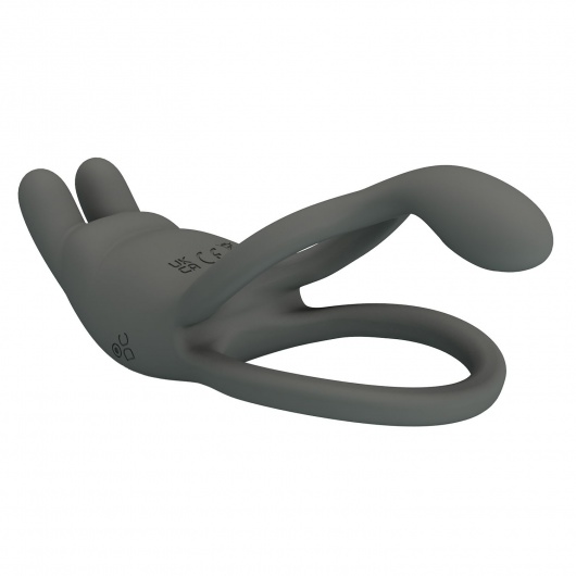 Серое эрекционное виброкольцо Dwayne - Baile - в Екатеринбурге купить с доставкой