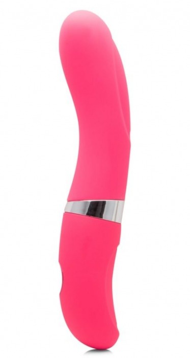 Розовый вибромассажёр The Sway с 7 режимами вибрации - 21 см. - Seven Creations