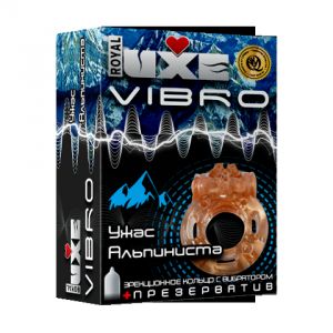 Эрекционное виброкольцо Luxe VIBRO  Ужас Альпиниста - Luxe - в Екатеринбурге купить с доставкой