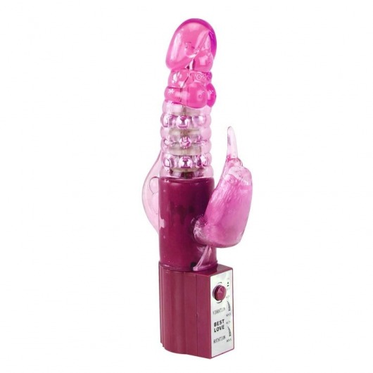 Розовый хай-тек вибратор Cute Baby Pink - 24 см. - Baile