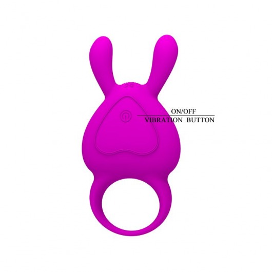 Фиолетовое перезаряжаемое эрекционное кольцо с вибрацией - Baile - в Екатеринбурге купить с доставкой