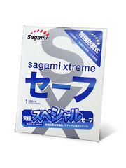 Презерватив Sagami Xtreme Ultrasafe с двойным количеством смазки - 1 шт. - Sagami - купить с доставкой в Екатеринбурге