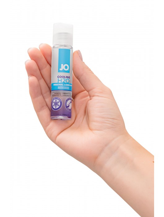 Охлаждающий лубрикант на водной основе JO H2O COOLING - 30 мл. - System JO - купить с доставкой в Екатеринбурге