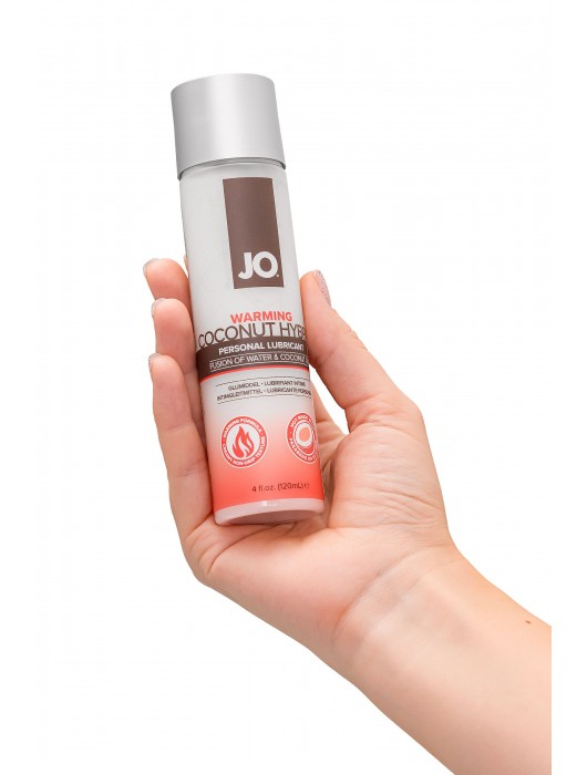 Водно-масляный лубрикант с разогревающим эффектом Hybrid Lubricant WARMING - 120 мл. - System JO - купить с доставкой в Екатеринбурге