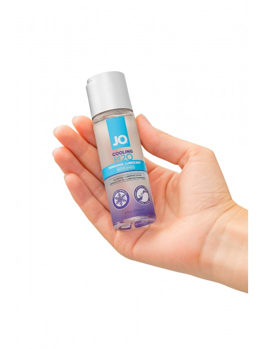 Охлаждающий лубрикант на водной основе JO Personal Lubricant H2O COOLING - 60 мл. - System JO - купить с доставкой в Екатеринбурге
