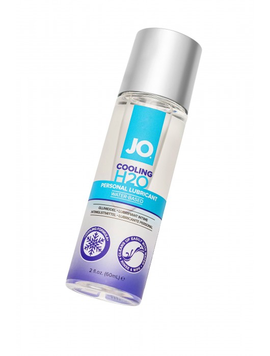 Охлаждающий лубрикант на водной основе JO Personal Lubricant H2O COOLING - 60 мл. - System JO - купить с доставкой в Екатеринбурге