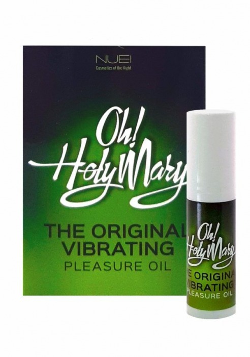 Масло унисекс с эффектом вибрации Oh! Holy Mary - 6 мл. - Nuei cosmetics - купить с доставкой в Екатеринбурге