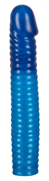 Синяя вибронасадка на пенис Vibrating Sleeve с пультом управления - 22,5 см. - Orion - в Екатеринбурге купить с доставкой