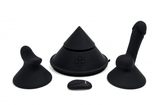 Конусный вибромассажер Cowgirl Cone с 2 насадками - CowGirl - купить с доставкой в Екатеринбурге