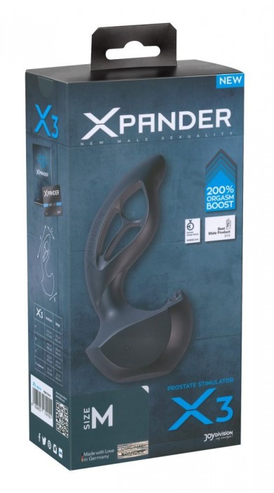 Стимулятор простаты JoyDivision Xpander X3 Size M - Joy Division - в Екатеринбурге купить с доставкой