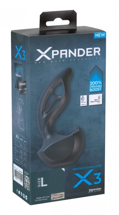 Стимулятор простаты JoyDivision Xpander X3 Size L - Joy Division - в Екатеринбурге купить с доставкой