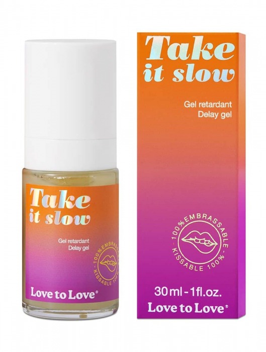 Пролонгирующий гель для мужчин Take It Slow - 30 мл. - Love to Love - купить с доставкой в Екатеринбурге