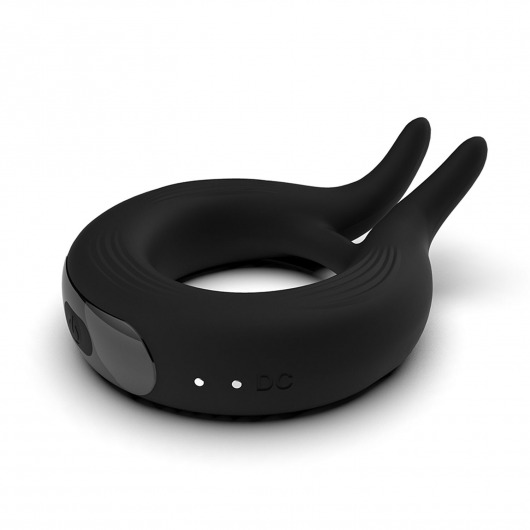 Черное эрекционное кольцо Marry Me Rechargeable Vibrating Cockring - Adrien Lastic - в Екатеринбурге купить с доставкой